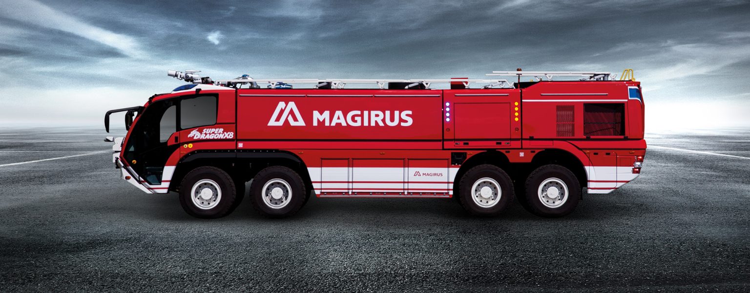 un veicolo Magirus antincendio